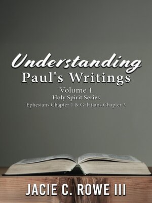 cover image of Understanding Paul's Writings Volume1
